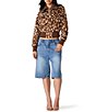 Steve Madden Hunton Country Doe Dot Printed Collared Long Sleeve Faux Fur Jacket - Image 4