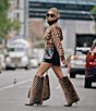Steve Madden Hunton Country Doe Dot Printed Collared Long Sleeve Faux Fur Jacket - Image 6