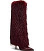 Steve Madden Icon Faux Fur Fold Over Knee High Boots - Image 1