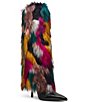Steve Madden Icon Multicolor Faux Fur Fold Over Knee High Boots - Image 1