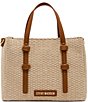 Steve Madden INDIEE Mini Box Straw Tote Handle Bag - Image 2