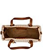 Steve Madden INDIEE Mini Box Straw Tote Handle Bag - Image 3