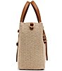 Steve Madden INDIEE Mini Box Straw Tote Handle Bag - Image 4