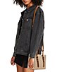 Steve Madden INDIEE Mini Box Straw Tote Handle Bag - Image 6