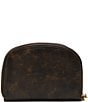 Steve Madden Jadez Distressed Small Zip-around Wallet, Color:Dark Brown - Image 2