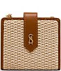 Steve Madden Jems Raffia Bifold Wallet - Image 1