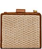 Steve Madden Jems Raffia Bifold Wallet - Image 2