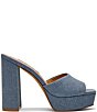 Steve Madden Joel Denim Platform Dress Sandals - Image 2