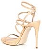 Color:Natural - Image 3 - Jubliant Leather Stappy Buckle Detail Dress Sandals