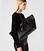 Steve Madden Kacey Belted Utility Satchel Bag, Color:Black - Image 6