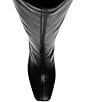 Color:Black - Image 5 - Kalani Square Toe Knee High Boots