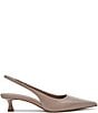 Steve Madden Kathy Leather Slingback Kitten Heel Pumps - Image 2