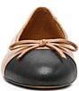 Steve Madden Kit Leather Cap Toe Ballet Flats - Image 6