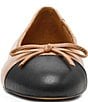 Steve Madden Kit Nappa Leather and Patent Cap Toe Ballet Flats - Image 4