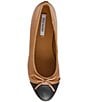 Steve Madden Kit Nappa Leather and Patent Cap Toe Ballet Flats - Image 5