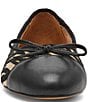 Steve Madden Kit Raffia Zebra Print Cap Toe Ballet Flats - Image 4