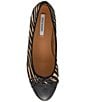 Steve Madden Kit Raffia Zebra Print Cap Toe Ballet Flats - Image 5