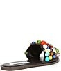 Color:Multi - Image 3 - Knicky-B Bead Embellished Slide Sandals