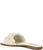 Color:Pearl - Image 3 - Knicky Pearl Embellished Slide Sandals