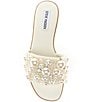 Color:Pearl - Image 5 - Knicky Pearl Embellished Slide Sandals