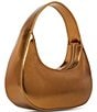Color:Gold - Image 4 - Koa Metallic Structured Shoulder Bag