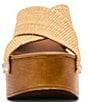 Steve Madden Koko Raffia Studded Wood Platform Sandals - Image 4