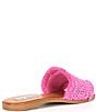 Color:Pink - Image 2 - Lakeshore Raffia Slide Sandals