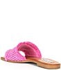 Color:Pink - Image 3 - Lakeshore Raffia Slide Sandals