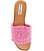 Color:Pink - Image 5 - Lakeshore Raffia Slide Sandals