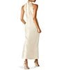 Steve Madden Lara High Neck Sleeveless Maxi Dress, Color:Cream - Image 2