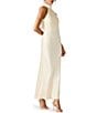Steve Madden Lara High Neck Sleeveless Maxi Dress, Color:Cream - Image 3