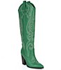Color:Green - Image 1 - Lasso Leather Western Boots