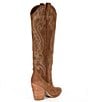 Color:Chestnut Suede - Image 2 - Lasso Suede Tall Western Boots