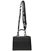Color:Black - Image 2 - Lattuca Top Handle Satchel Bag