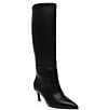 Color:Black - Image 1 - Lavan Leather Stiletto Tall Boots