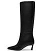Color:Black - Image 5 - Lavan Leather Stiletto Tall Boots
