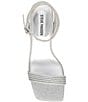 Color:Silver - Image 5 - Lavnish Glitter Ankle Strap Dress Sandals