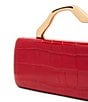Steve Madden Leena Croco Top Handle Clutch - Image 5