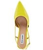 Color:Yellow - Image 5 - Legaci Patent Kitten Heel Slingback Pumps