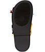 Color:Black/Multi - Image 6 - Leisure Embellished Cross-Strap Slide Sandals