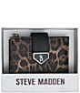 Steve Madden Leopard Print Box Bifold Wallet, Color:Leopard - Image 5