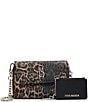 Steve Madden Leopard Wallet On A Chain Crossbody Bag, Color:Leopard - Image 1