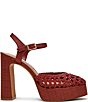 Steve Madden Lexie Raffia Block Heel Platform Dress Pumps - Image 4
