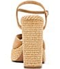 Steve Madden Liandra Suede and Raffia Platform Dress Sandals - Image 3
