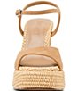 Steve Madden Liandra Suede and Raffia Platform Dress Sandals - Image 4