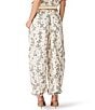 Steve Madden Loreli Patterned High Rise Cuffed Ankle Coordinating Pants - Image 2