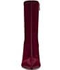 Steve Madden Mackena Techno Satin Pointed Toe Stiletto Booties - Image 6