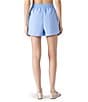 Steve Madden Malena Pleated Poplin Coordinating Shorts, Color:Aurora Blue - Image 2