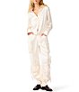 Steve Madden Mare Satin Collared Long Sleeve Button Front Top - Image 4
