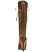 Steve Madden Marelyn Patchwork Pointed Toe Lace Up Tall Boots - Image 3